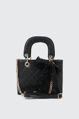 Small Tote Bag with Bow Detail
