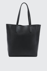Minimalist Faux Leather Tote Bag