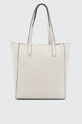 Minimalist Faux Leather Tote Bag