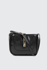 Turn Lock Shoulder Bag