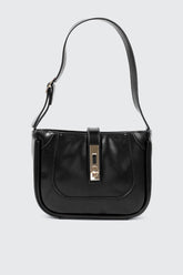 Turn Lock Shoulder Bag