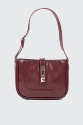 Turn Lock Shoulder Bag