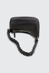 Braided Strap Baguette Bag