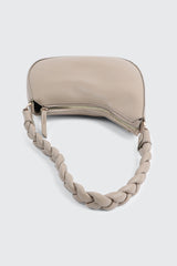 Braided Strap Baguette Bag