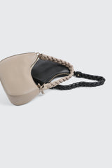 Braided Strap Baguette Bag