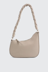 Braided Strap Baguette Bag