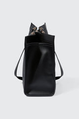 Large Faux Leather Tote Bag
