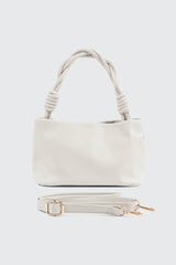 Braided Top Handle Shoulder Bag