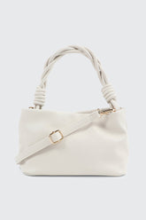 Braided Top Handle Shoulder Bag