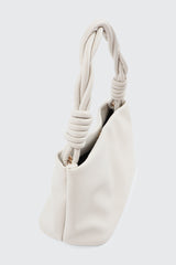 Braided Top Handle Shoulder Bag