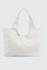 Large Faux Leather Slouchy Shoulder Bag