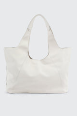 Large Faux Leather Slouchy Shoulder Bag