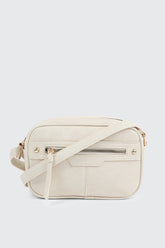 Faux Leather Crossbody Bag