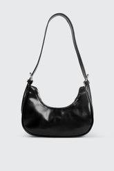 Faux Leather Shoulder Bag
