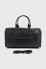 Faux Leather Duffle Bag