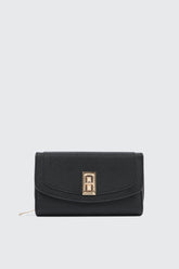 Flap Wallet with Coin Compartment