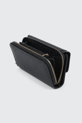 Flap Wallet with Coin Compartment