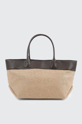 Straw Effect Tote Bag