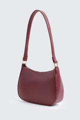 Faux Leather Shoulder Bag