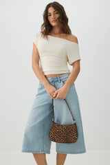 Faux Leather Shoulder Bag
