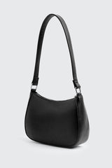 Faux Leather Shoulder Bag
