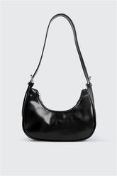 Faux Leather Shoulder Bag