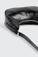 Faux Leather Shoulder Bag