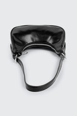 Faux Leather Shoulder Bag