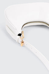 Faux Leather Shoulder Bag
