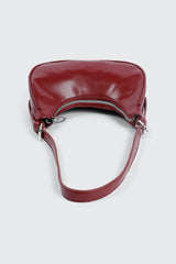 Faux Leather Shoulder Bag