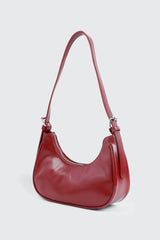 Faux Leather Shoulder Bag