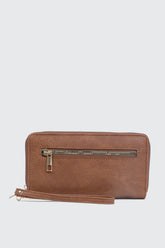 Rectangular Zip Around Wallet