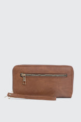 Rectangular Zip Around Wallet
