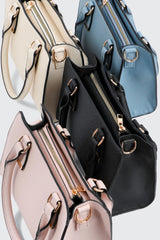 Faux leather Small Structured Handbag