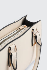 Faux leather Small Structured Handbag