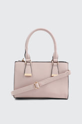 Faux leather Small Structured Handbag