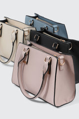Faux leather Small Structured Handbag