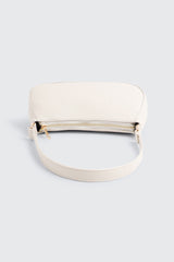 Crescent Faux Leather Shoulder Bag
