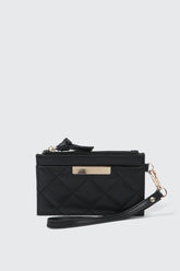 Quilted Diamond Wristlet Cardholder