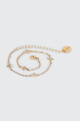 14K Gold Plated Star Bracelet