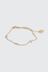 14K Gold Plated Star Bracelet