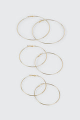 14K Gold Plated Hoop Earrings