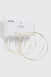 14K Gold Plated Hoop Earrings