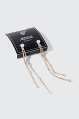 Faux Pearl Drop Earrings