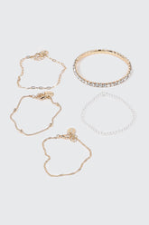 Chain Pearl Bracelets