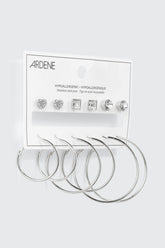 Hoop and Stud Earring Set