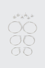 Hoop and Stud Earring Set