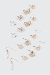 9-Pack Assorted Earrings