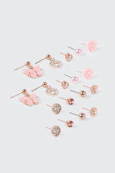 9-Pack Assorted Earrings
