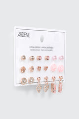 9-Pack Assorted Earrings